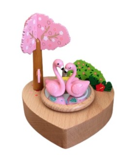 愛情火烈鳥 木質音樂盒 MUSIC BOX